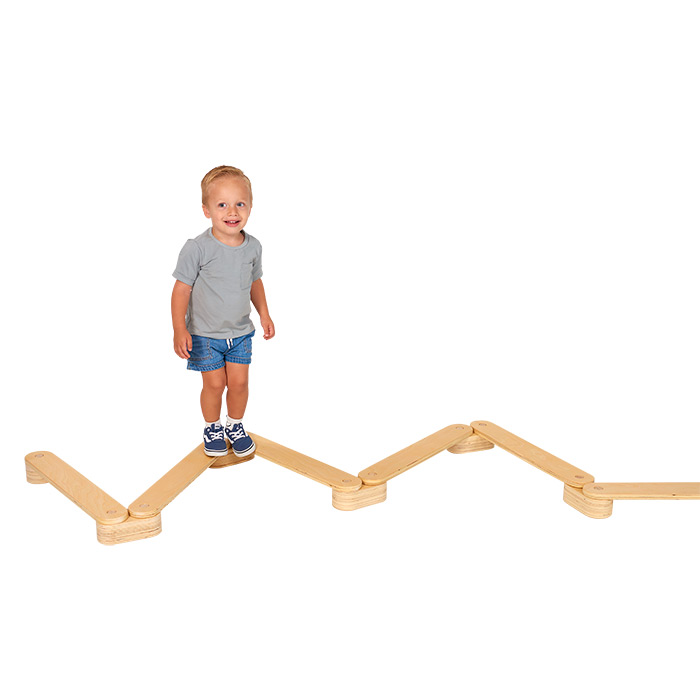 Toddler Wooden Build & Balance Beam Set | Becker's
