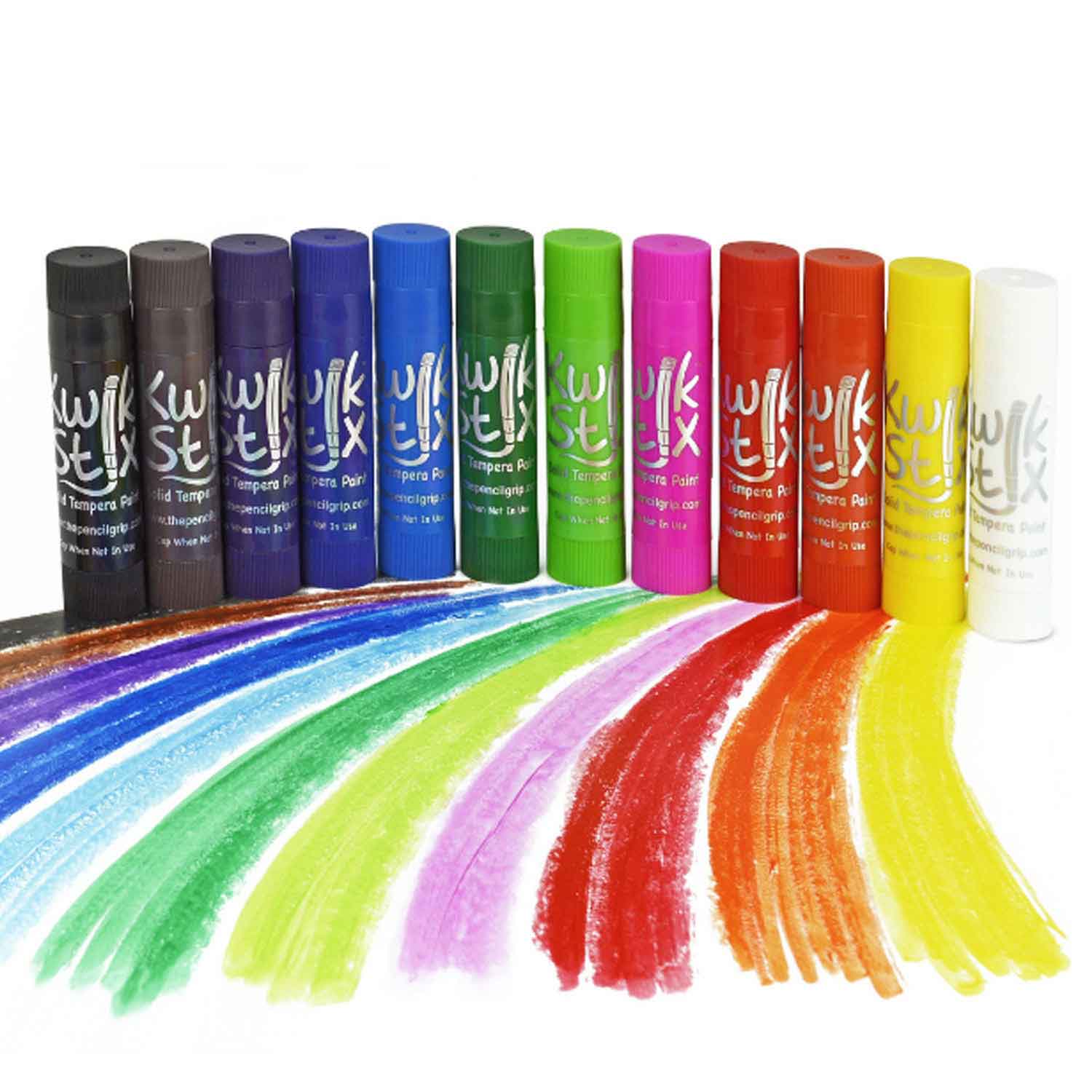 Kwik Stix Solid Tempera Paint Sticks 6 colors Neon