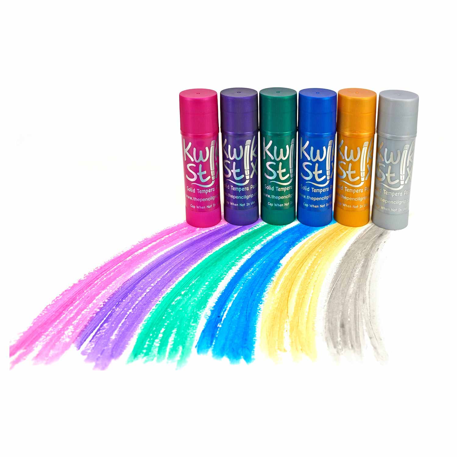 Kwik Stix Paint 6 Metallic Colors Jumbo - The Pencil Grip