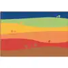 Tranquil Hills Rug, Primary Colors, Rectangle 6' x 9'