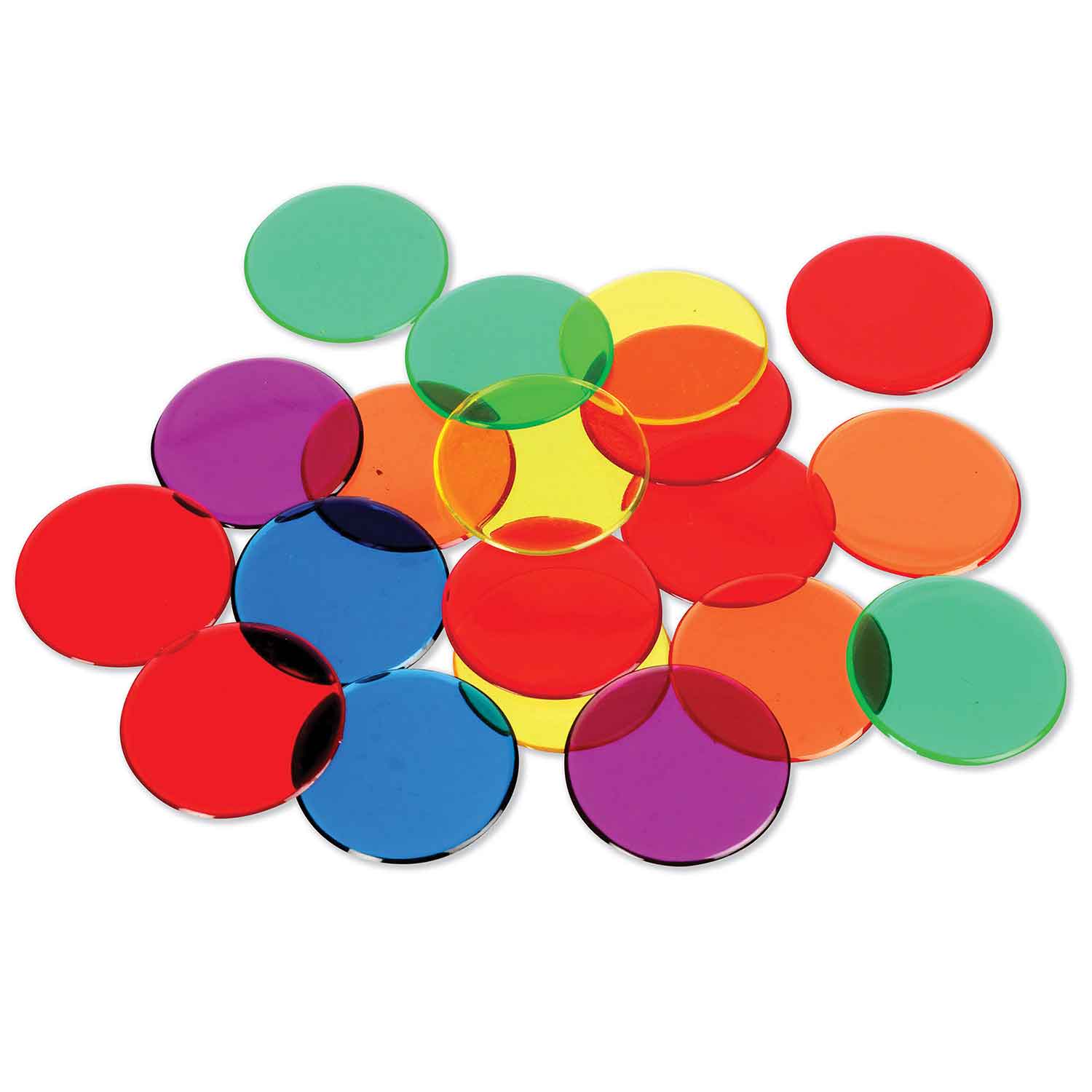thumbnail image 2 of QXCFTW 200 Pcs Colored Bingo Chips, 20mm Plastic Counters, 6 Colours Plastic Tokens Coins, Numicons For Kids, Math Counting Education Game 2 of 11
