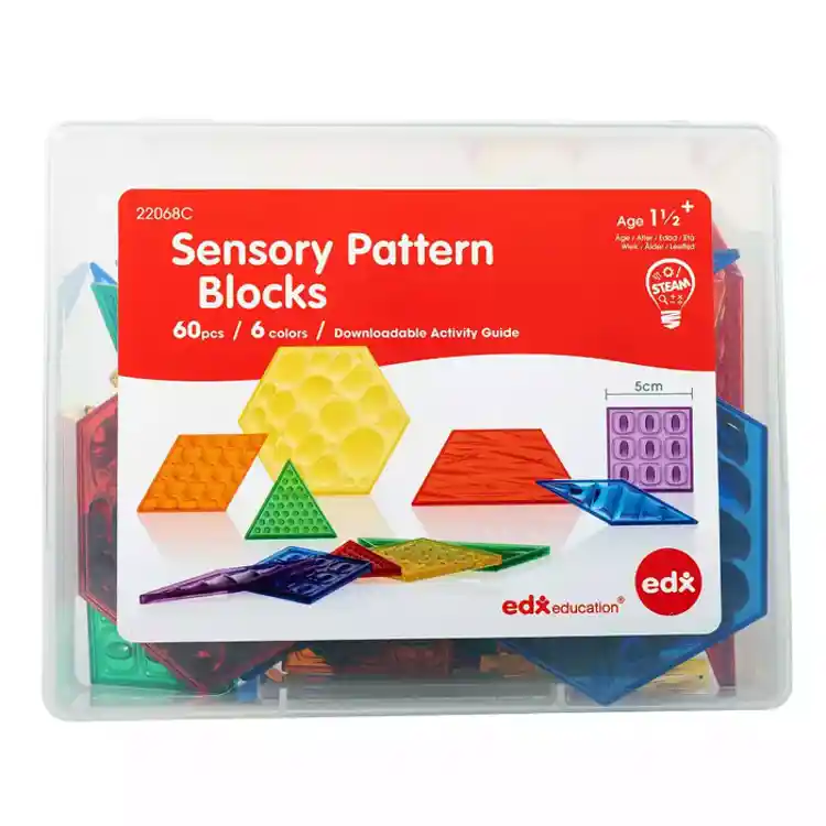 Transparent Sensory Pattern Blocks