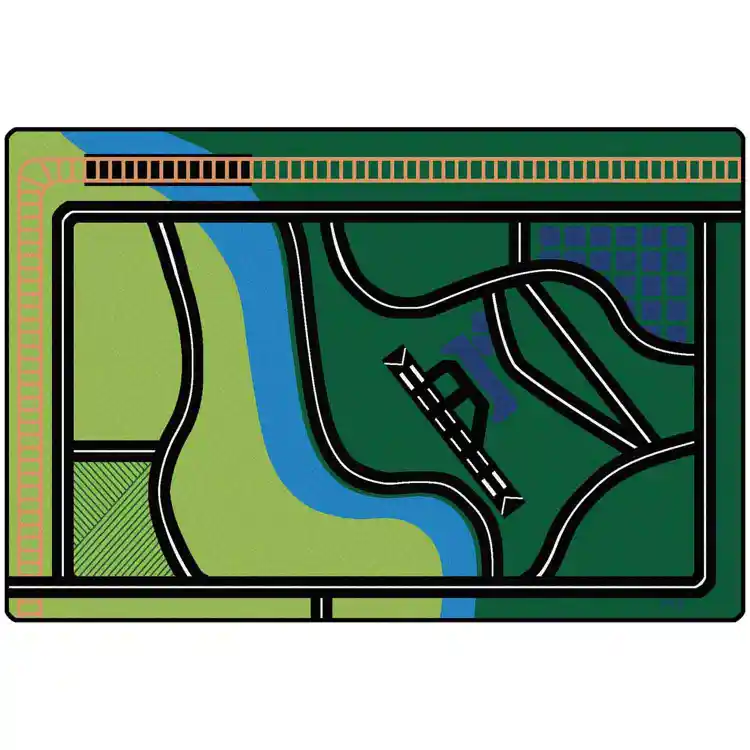 Transportation Fun Classroom Rug