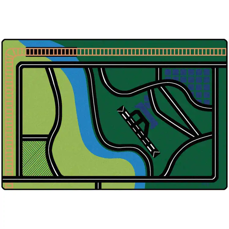 Transportation Fun Classroom Rug