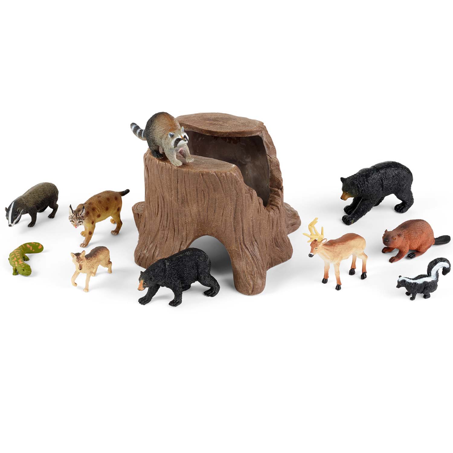 Tree Stump & Forest Animals Set | Becker's School Supplies