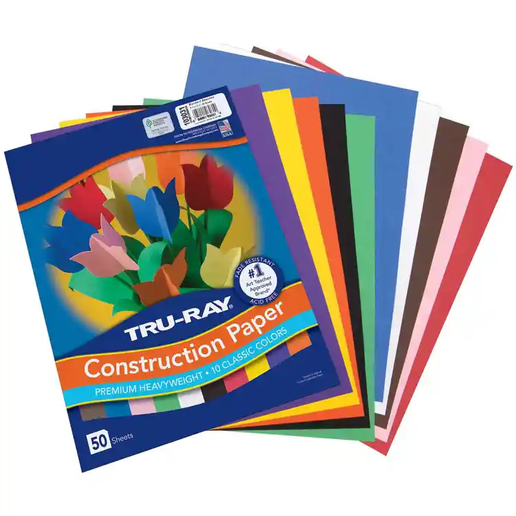 Tru-Ray® Construction Paper,  9" x 12"