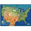 USA Learn & Play Classroom Rug, Rectangle 6' x 9'