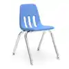 Virco® Desk & Chair Set 16", Sky Blue