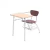 Martest® Combo Desks, Rectangle Top, Wine