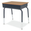 Virco® Open Front Desk, Plastic Book Box