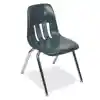 Virco® V9000 Chairs, Forest Green, 10"