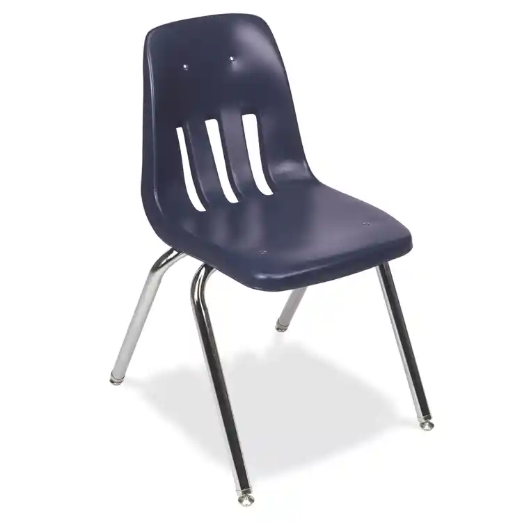 Virco® V9000 Chairs, Navy Blue, 12"