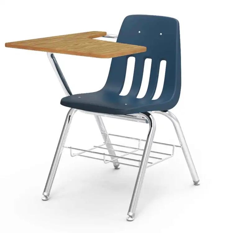 Virco® Combo Desks, Tablet Top, Navy Blue