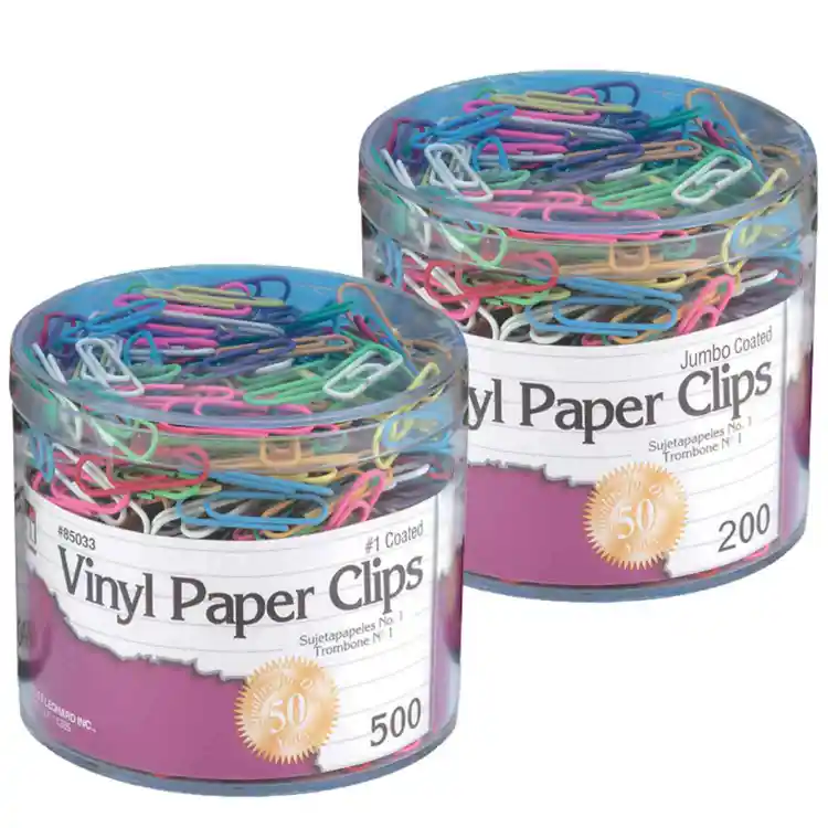 Vinyl Coated Paper Clips