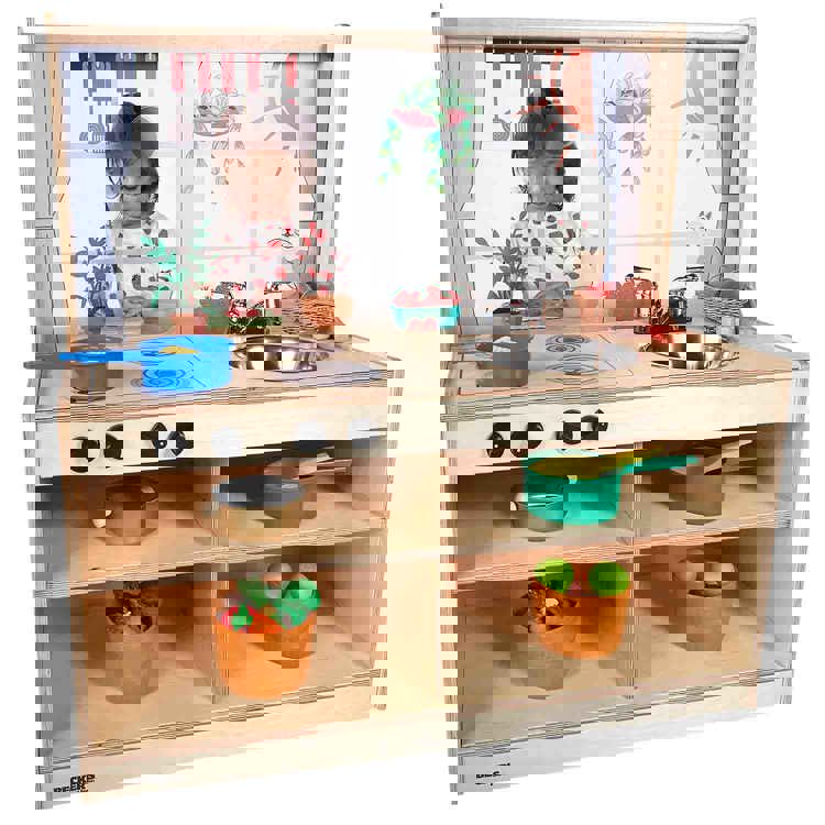 Becker's Sunny Day Double-Sided Toddler Kitchen