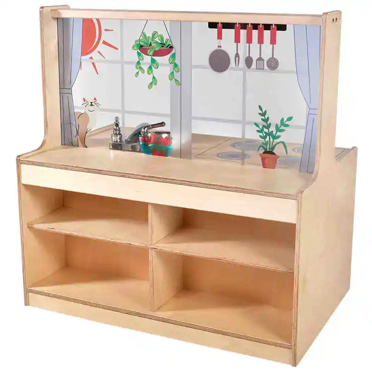 Becker's Sunny Day Double-Sided Toddler Kitchen