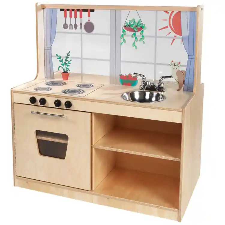 Becker’s Sunny Day Double-Sided Preschool Kitchen