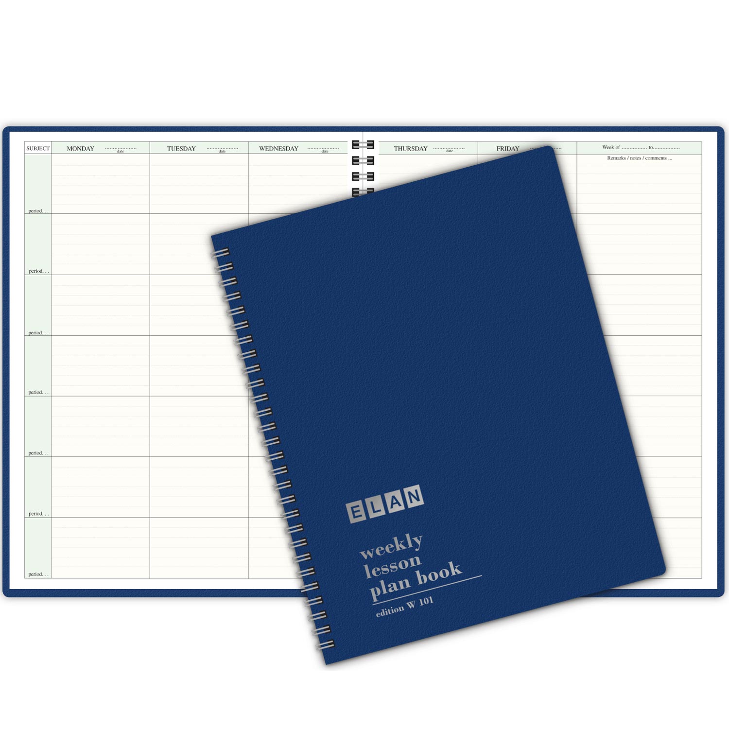 Example Planning Book Lesson Plan Book | Becker's School Supplies