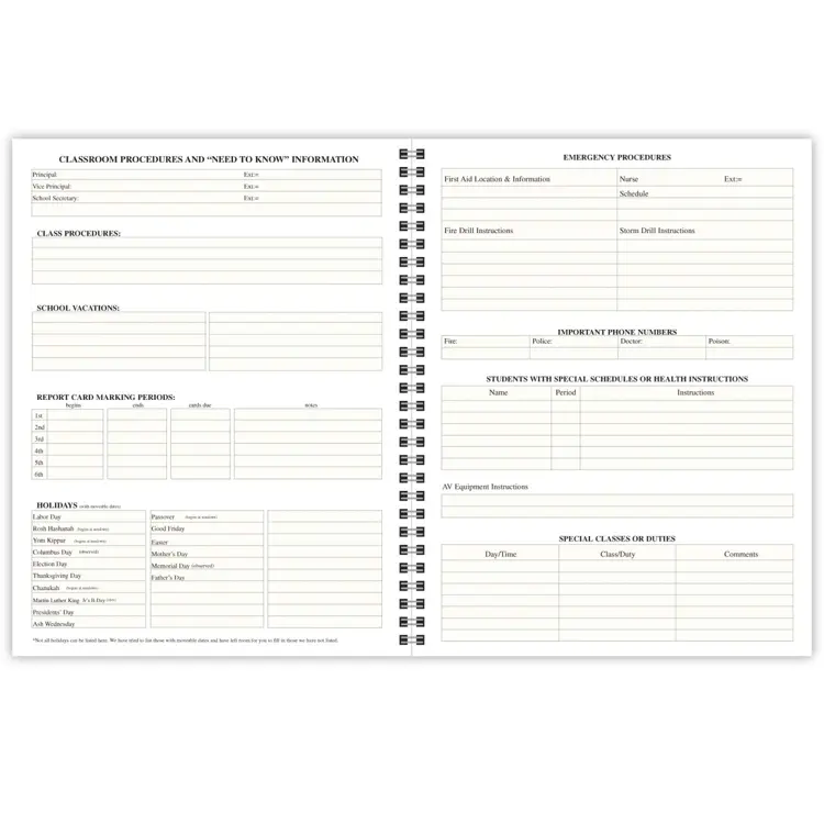 Lesson Plan Book