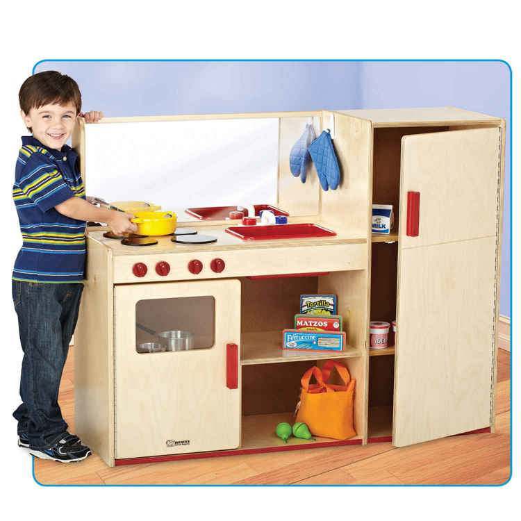 Becker's Preschool Combo Kitchen with Refrigerator