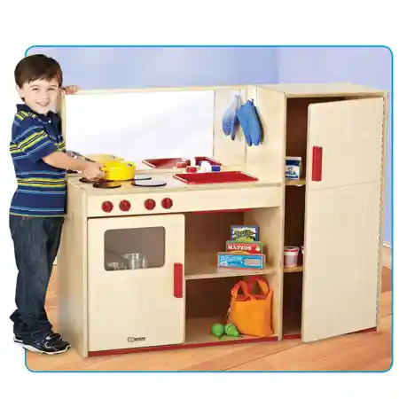 Becker's Preschool Combo Kitchen with Refrigerator