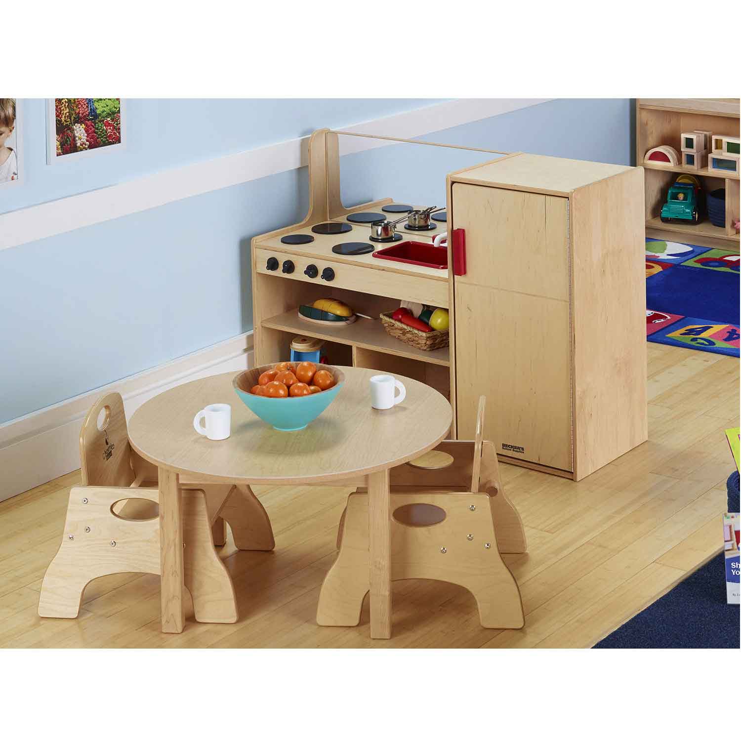 Becker's Toddler Combo Kitchen with Refrigerator