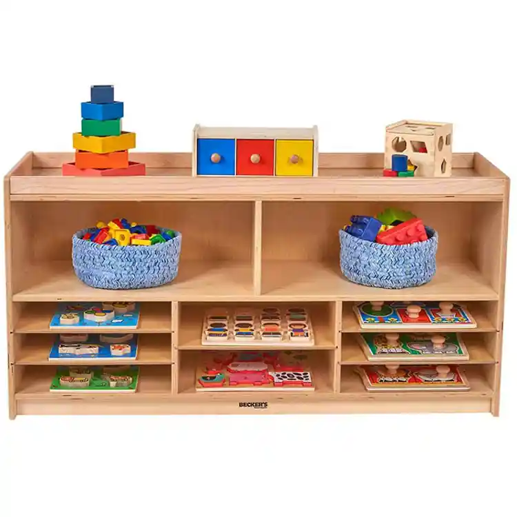 Becker's Toddler Puzzle & Play Shelf