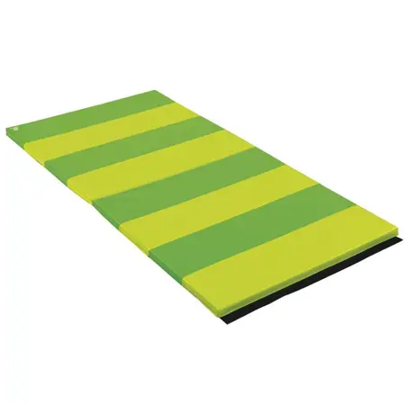 "Foldable Tumbling Mat, Light Green/Green "