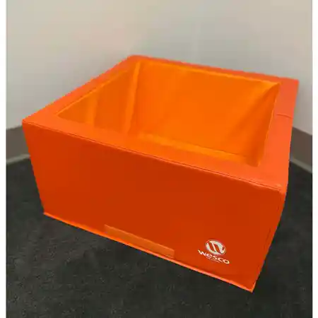 Vinyl Covered Storage Container