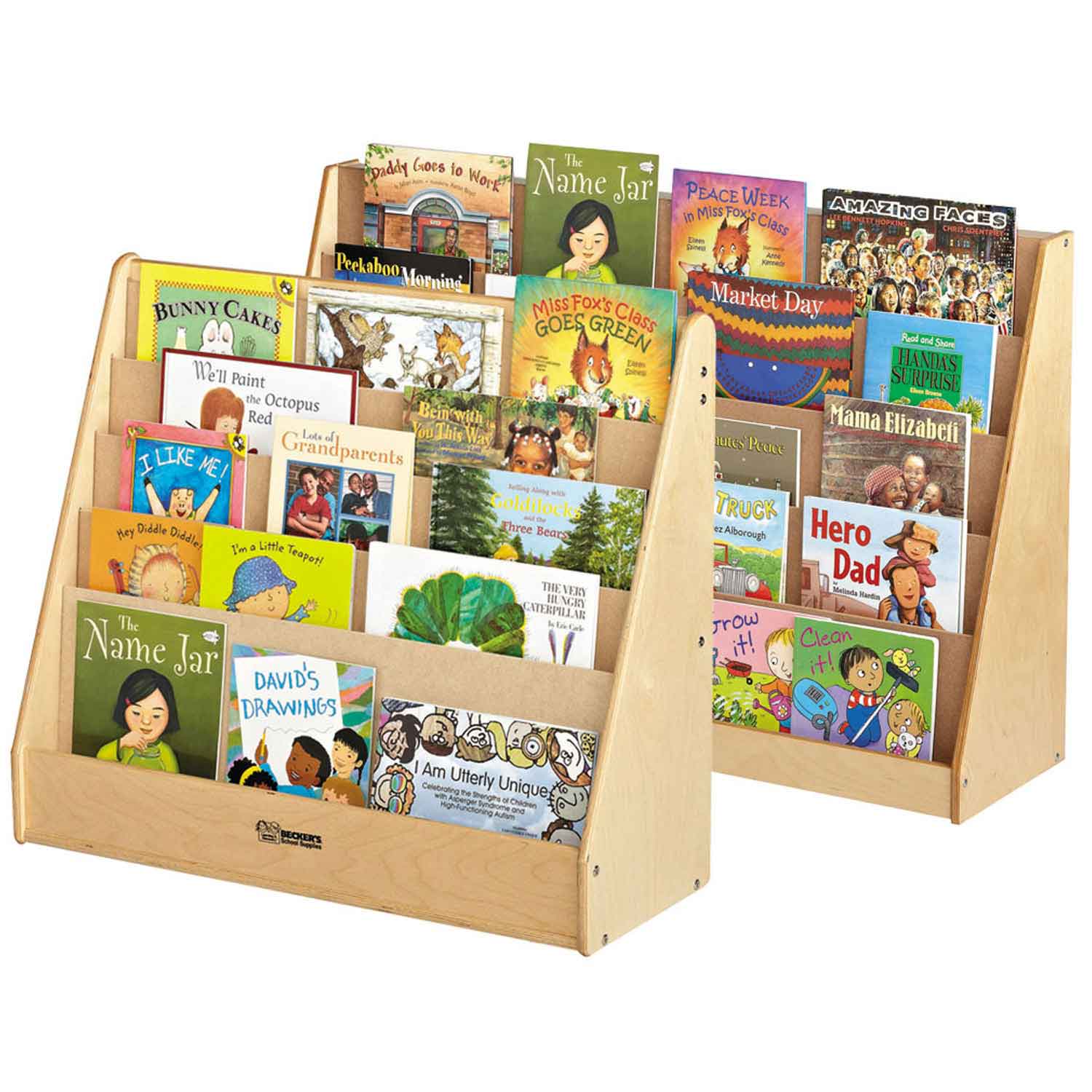 5 Shelf Book Display for Preschoolers