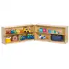 Becker's Space Saver Double Section Folding Units, 24"H