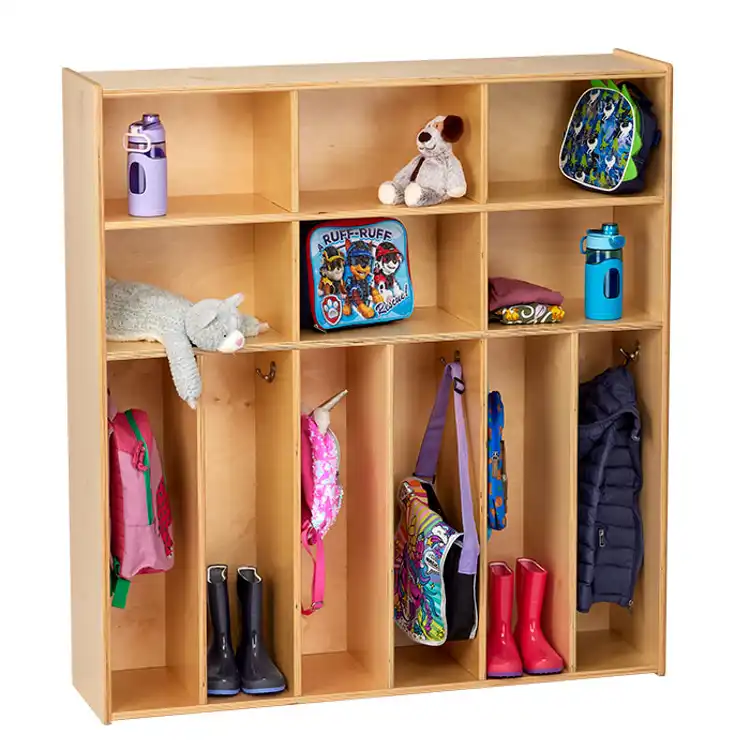 Wall Coat Lockers, 6-Section