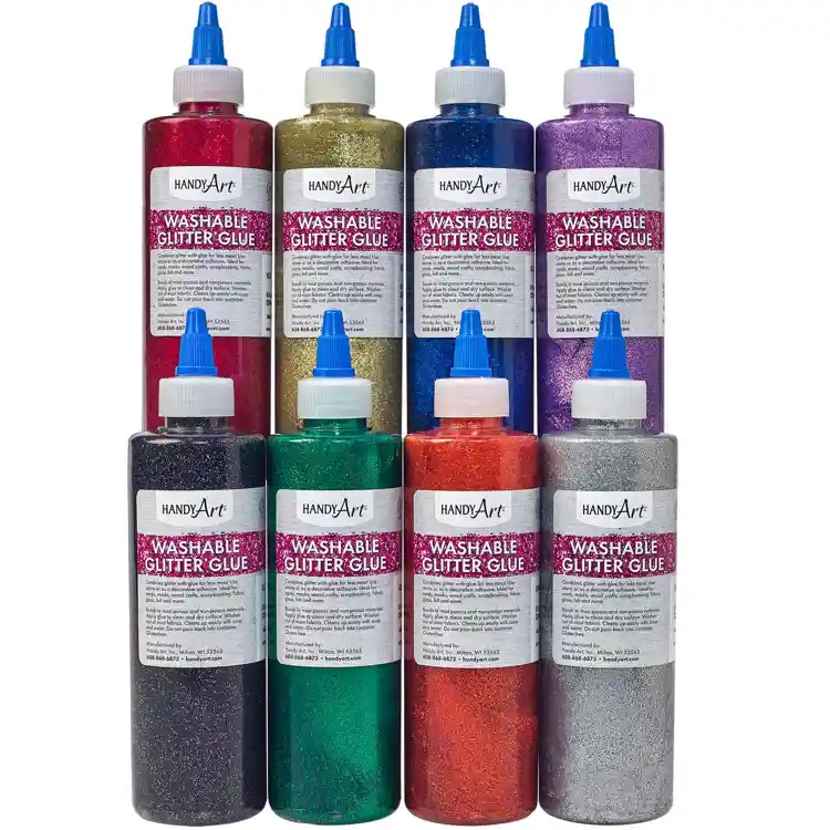 Washable Glitter Glue Set