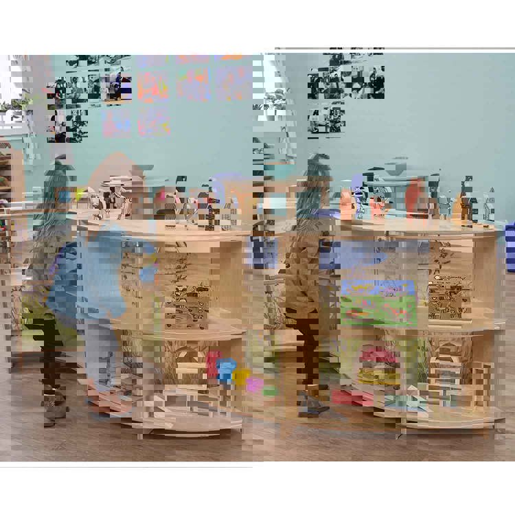 Nature View Curve Out Cabinet