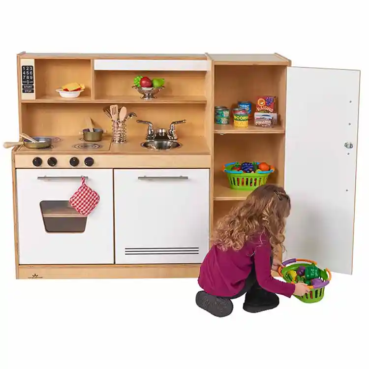 Contemporary Combo Kitchen, White