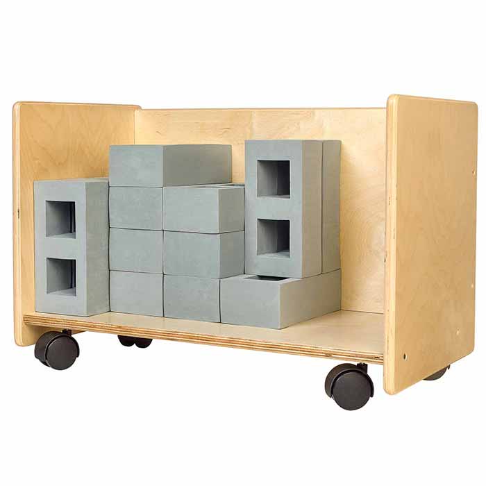Building Block Storage Cart | Becker's School Supplies