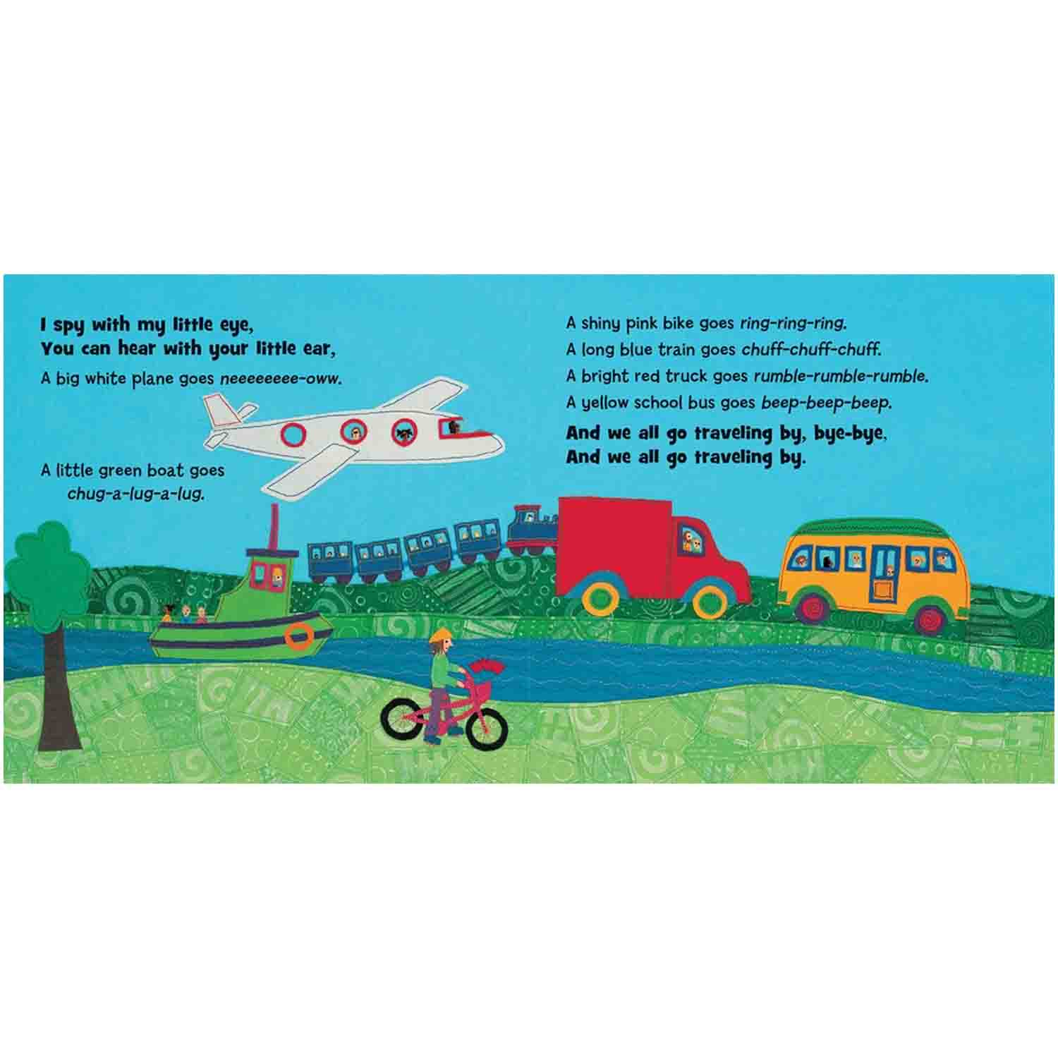 We All Go Traveling By Book | Book About Travel for Kids