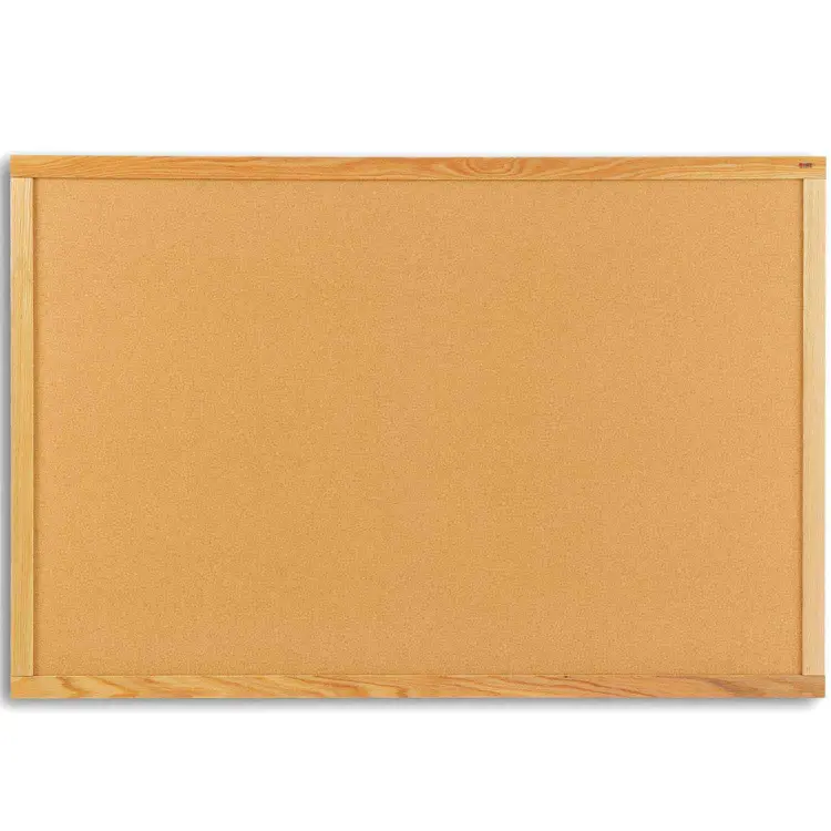 Standard Cork Bulletin Boards, 4'x 10', Oak