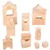 Wood-Like Soft Blocks, 30 Pieces