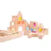 Wooden Building Gem Blocks