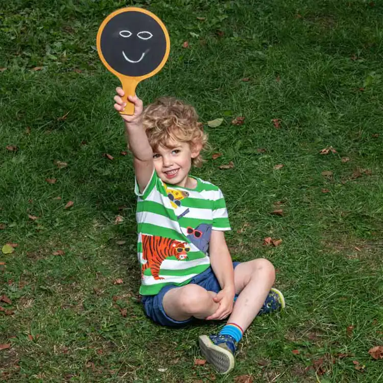 Wooden Chalkboard Set