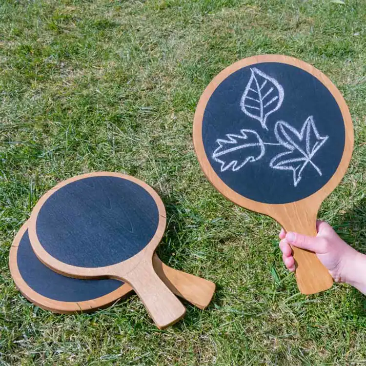 Wooden Chalkboard Set