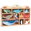Wooden Coastal Creatures