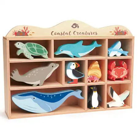Wooden Coastal Creatures