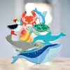 Wooden Coastal Creatures