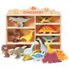 Wooden Dinosaur Set
