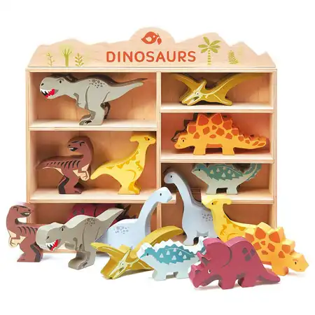 Wooden Dinosaur Set