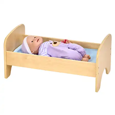 Wooden Doll Bed
