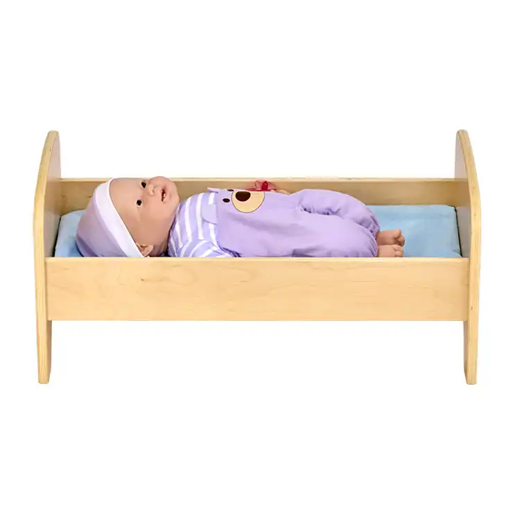 Wooden Doll Bed