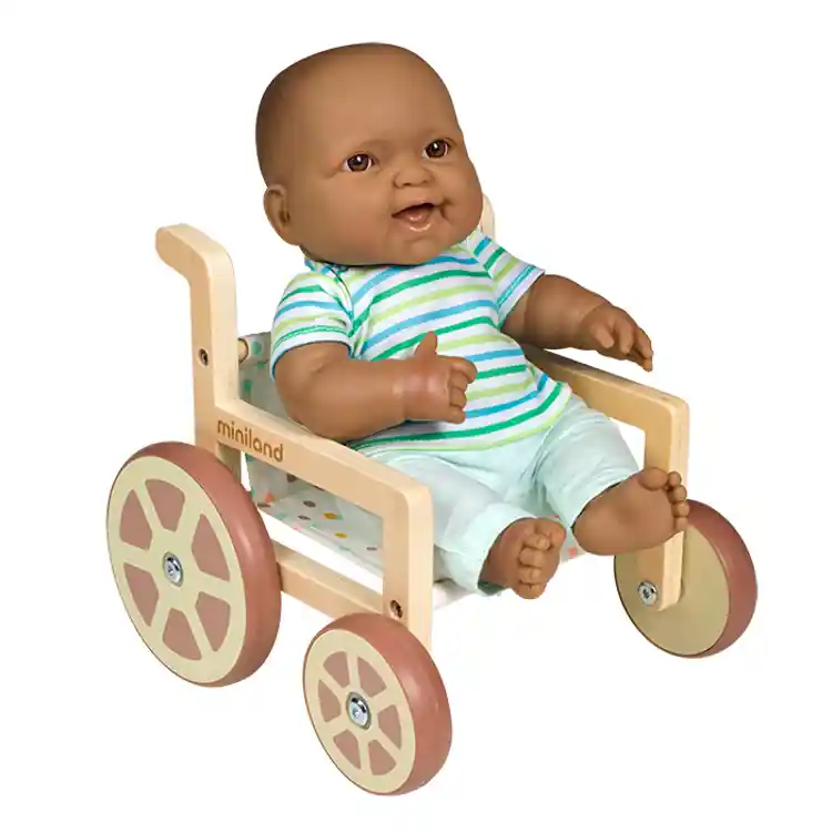 Wooden Doll Wheelchair